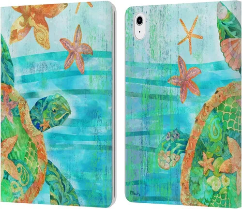 Vista 26 de Head Case Designs Funda de piel con licencia oficial de Paul Brent Agate Mermaid Coastal Book Wallet compatible con Apple iPad 10.2 2019/2020/2021