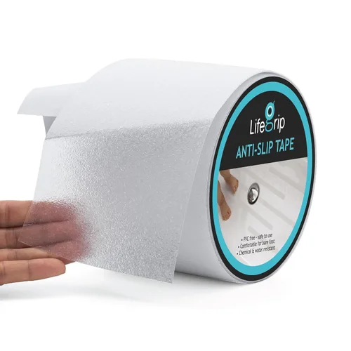 Vista 9 de LifeGrip - Cinta antideslizante transparente, de 1 pulgada por 17 pies, cinta de agarre de tracción antideslizante para bañeras, barcos, escaleras