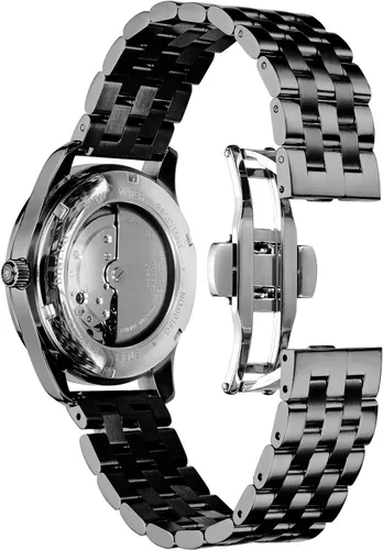 Vista 3 de BINLUN Correa de reloj de acero inoxidable de repuesto de metal para hombres y mujeres, 0.709 in0.748 in0.787 in0.827 in0.866 in0.945 in con extremo