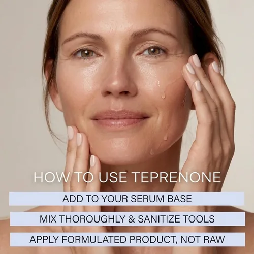 Vista 15 de Skin Perfection Avanzado Teprenone DIY Anti-Aging Peptide Boost: Reducir el enrojecimiento Las arrugas Mejoran la hidratación Mejorar el tono
