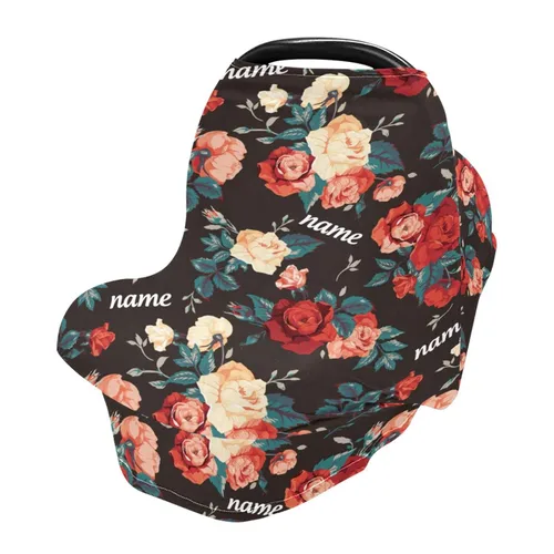 Vista 12 de Funda personalizada para asiento de automóvil de bebé para bebés, toldo de asiento de automóvil para niños, fundas de cochecito de lactancia