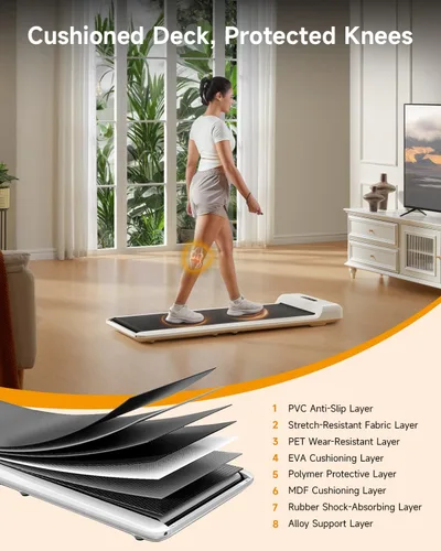 Vista 5 de Cinta de caminar plegable WALKINGPAD C2, cinta de correr colorida para debajo del escritorio para la oficina en casa, diseño elegante y compacto,