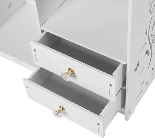 Vista 7 de Armario de pared para baño, gabinete de medicina, gabinete de baño, armario de pared de baño, armarios de pared para almacenamiento de baño con cajón