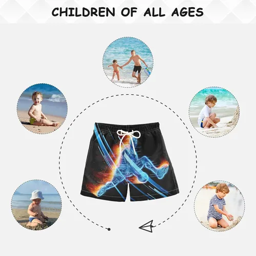 Vista 6 de Dussdil Traje de baño para niños, traje de baño para adolescentes, traje de baño