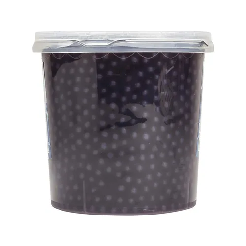 Vista 4 de Tea Zone Popping Pearls. Popping Boba, perlas negras con jugos saborizados, frasco de 7 Lb