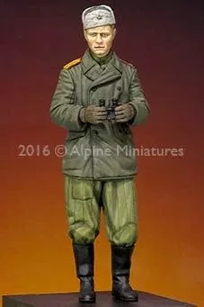 Vista 2 de Figuras de resina a escala 1/35 Modelo WW2 Russian Tank Crew 146 Sin ensamblar sin pintar