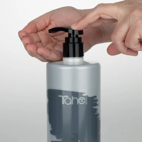 Vista 4 de Tahe Corrección de champú Botanic Silver para cabello blanco, gris o resaltado 1000ML