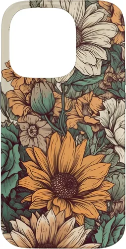 Vista 17 de Western Boho Leopard Sunflowers Cactus Funda Rodeo Cowgirl para iPhone 17