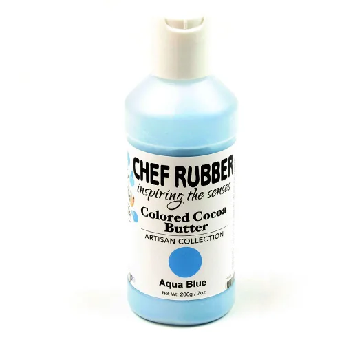 Vista 3 de Chef Rubber Manteca de cacao, colección artesanal, blanco alabastro, 7 onzas