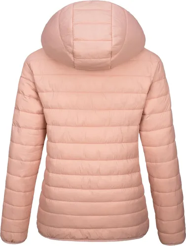 Vista 8 de MAGCOMSEN Chaqueta acolchada con capucha para mujer, ligera, acolchada, con 4 bolsillos, con cremallera, ropa cálida para invierno