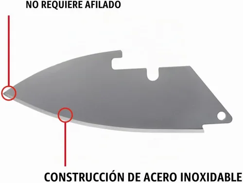 Vista 2 de Juego de cuchillas de repuesto para COAST DX425/DX430 para pesca, campamento, exteriores