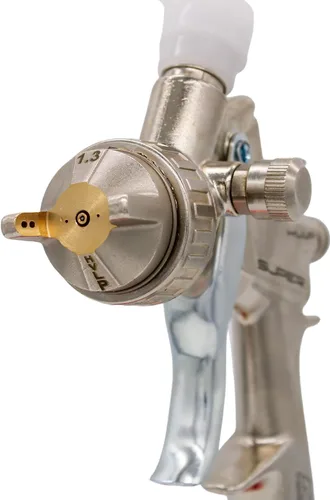 Vista 8 de ANI F1/N-Super/S HVLP Pistola de aire comprimido para automoción - Pistola pulverizadora de aire con boquilla de acero inoxidable, peso ligero