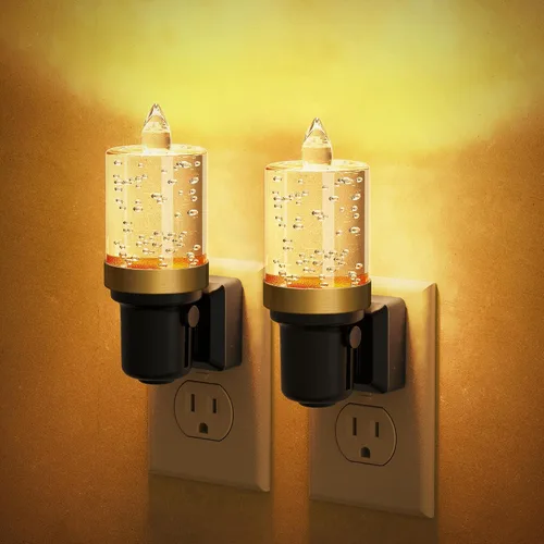 Vista 9 de JandCase Luz de Noche LED, Luces Nocturnas Regulables Enchufables en la Pared, Luz Nocturna Moderna con Sensor de Luz Automático de Encender/Apagar