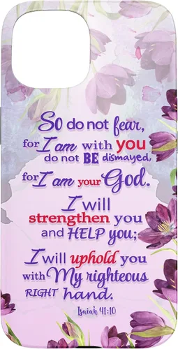 Vista 6 de So Do Not Fear for I 'm with You Isaías 41:10 - Funda cristiana para iPhone 17
