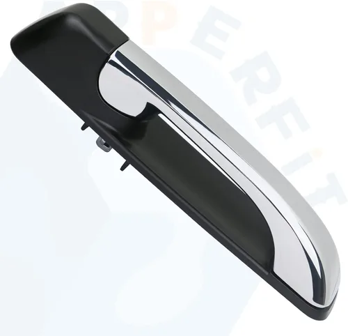 Vista 6 de APPERFiT Manija de Puerta Exterior Cromada y Negra para Panel de Puerta de Pasajero Delantero/Trasero Compatible con Camión Dodge RAM 1500 2500 3500