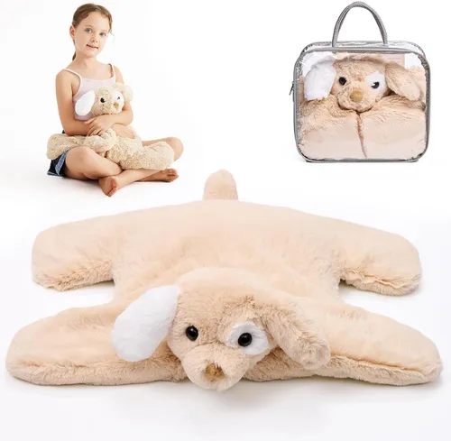 Vista 20 de L'AGRATY Manta con peso de 5 libras, para regazo, manta pequeña y portátil para adultos, refrescante, para viajar, relajarse y dormir, para todas