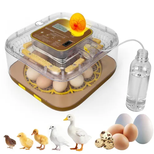 Vista 13 de Gen II - Incubadora automática de 12 huevos, humedad de dos etapas con recarga automática y control de temperatura estable, giro automático
