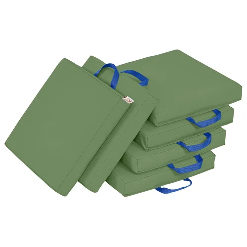 Vista 31 de ECR4Kids SoftZone - Cojines de suelo, cuadrados, asientos flexibles, surtidos, 6 piezas