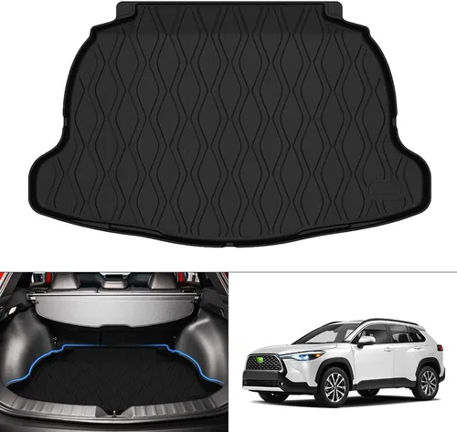 Vista 35 de KUST Alfombrilla de carga para maletero para Land Rover Discovery 4 LR4 2010-2016 (5/7 asientos) Cubierta trasera de goma Discoery 4 accesorios