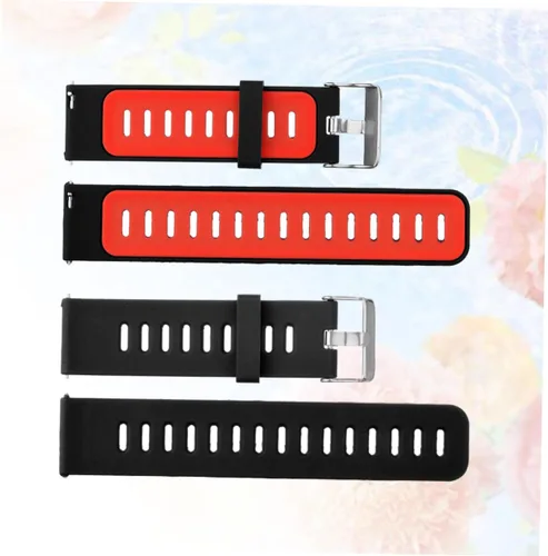 Vista 2 de Hemobllo 2 correas de reloj de silicona para reloj inteligente Sung Gear S3 correa engranajes de correa de lavado de muñeca bandas de reloj