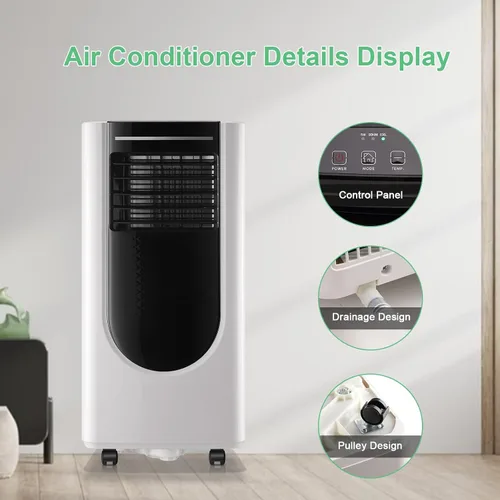 Vista 3 de WANAI Aire acondicionado portátil, 8000 BTU 6 en 1 aire acondicionado de refrigeración para habitaciones de hasta 250 pies cuadrados, aire