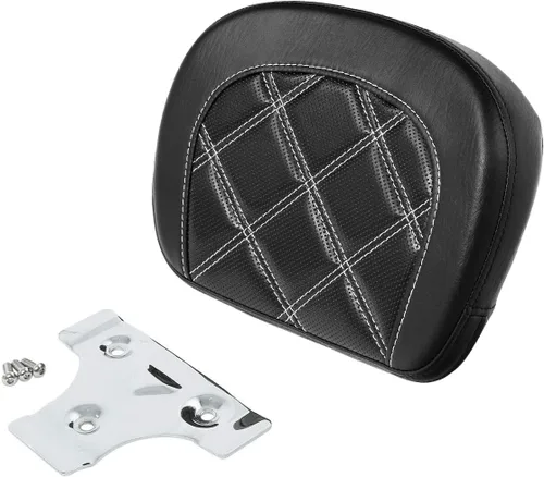 Vista 17 de TCT-MOTORPARTS Driver Rider - Almohadilla de respaldo para Harley Touring 2009-2023 Road King Street Road Electra Glide Ultra Black Stitching