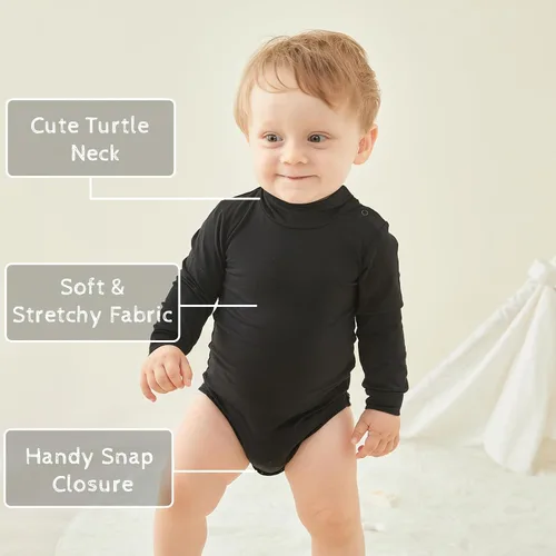 Vista 165 de pureborn Mameluco de algodón súper suave para bebés niños y niñas de 0 a 24 meses