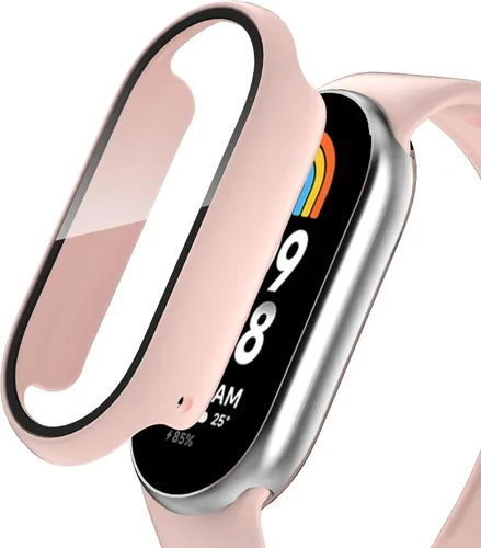 Vista 13 de Yrzper Compatible con Xiaomi Mi Band 8/NFC Protector de pantalla Ultra delgado HD vidrio templado Funda de protección de pantalla de cubierta dura