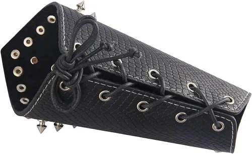 Vista 3 de Brazalete de cuero para hombre, mujer, 2