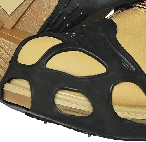 Vista 8 de Due North Tacos de hielo industriales multiusos para hombres y mujeres, ayudas de tracción para caminar y trabajar en nievehielo, 16 picos