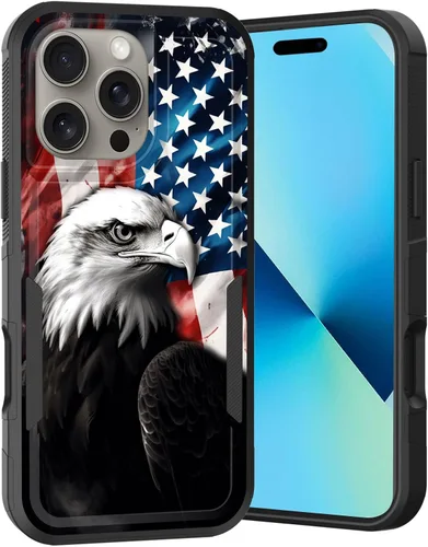 Vista 217 de Funda para iPhone Air, doble capa híbrida resistente resistente a prueba de golpes de policarbonato duro + funda protectora de silicona suave