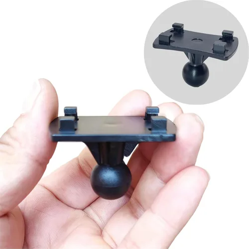 Vista 5 de Adaptador de montaje de leva de tablero seguro con base de ventosa, conector de soporte de bloqueo para sistemas de navegación de automóviles