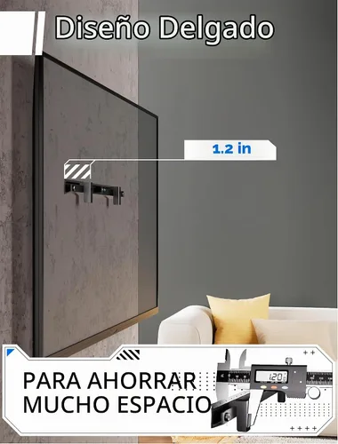 Vista 5 de KAMIWI Soporte de pared de TV sin pernos sin taladros para televisores