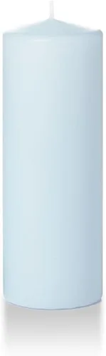Vista 128 de Yummi - Velas redondas de pilar blancas de 3 pulgadas x 4 pulgadas, 3 por paquete