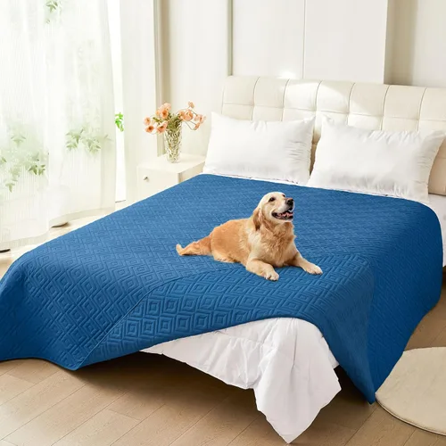 Vista 103 de hyha Manta impermeable para perros, funda suave para cama de perro, mantas para mascotas, funda impermeable para sofá y sillón para perros lavable