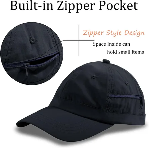Vista 54 de Gorra de béisbol impermeable para hombre, sombrero de lluvia plegable para correr al aire libre, sombrero de pesca solar