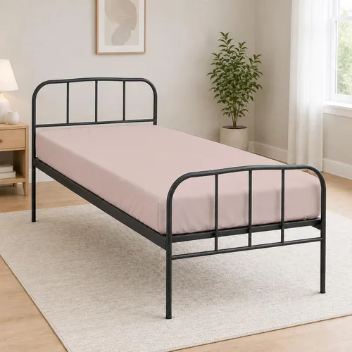 Vista 26 de Sábana bajera ajustable de tamaño para catre de 30" x 75", 100% algodón egipcio, perfecta para literas de campamento/casas rodantes/camas de Gris