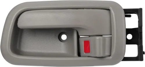 Vista 8 de Juego de 4 tiradores para puerta interior con bisel (gris claro) Compatible con Toyota Tundra 2000-2006 (solo cabinas estándar/extendidas), lado