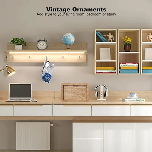 Vista 3 de Caja de dinero de madera, 6.7 x 4.9 x 2.8 in, caja de dinero con contador para no abrir caja de dinero para niños, objetivo de ahorro para niños