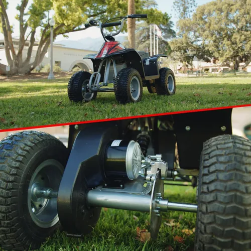 Vista 5 de KAMIER Pastillas de freno delanteras y traseras redondeadas de repuesto para Razor MX650 MX500 SX500 Mcgrath Dirt Bike Electric 4 Wheeler ATV Dirt