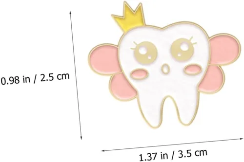 Vista 4 de SOIMISS 25 mochilas con broche de dientes en vestidos a granel trajes pin estético esmalte dental dentista pin dentista regalo accesorios de gusto