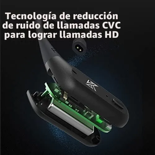 Vista 5 de KZ AZ09 Pro IEM - Adaptador Bluetooth para auriculares, módulo Bluetooth actualizado, cable de repuesto para ZS10Pro ZSNPro ZAS Zax, conector de 2