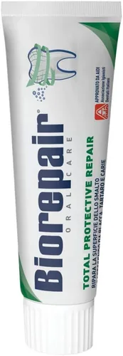 Vista 3 de Biorepair: Pasta de dientes "Total Protective Repair" con microRepair * Tubo de 2.5 onzas líquidas (75ml) * [Importación italiana]