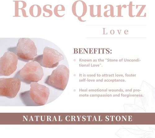 Vista 2 de Rockcloud Cristal curativo de 0.5 pulgadas, corazones de soplo y ángel de la guarda tallados, piedras de preocupación talladas para chakras, reiki