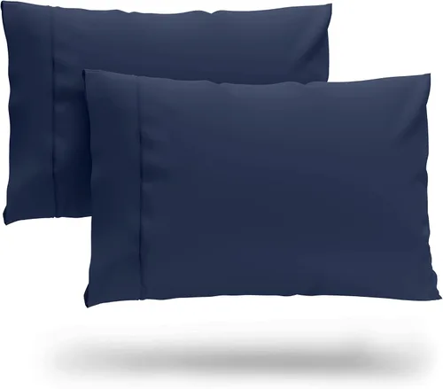 Vista 17 de Cosy House Collection Juego de 2 fundas de almohada de rayón de alta calidad derivado de bambú, ropa de cama ultrasuave, refrescante y transpirable