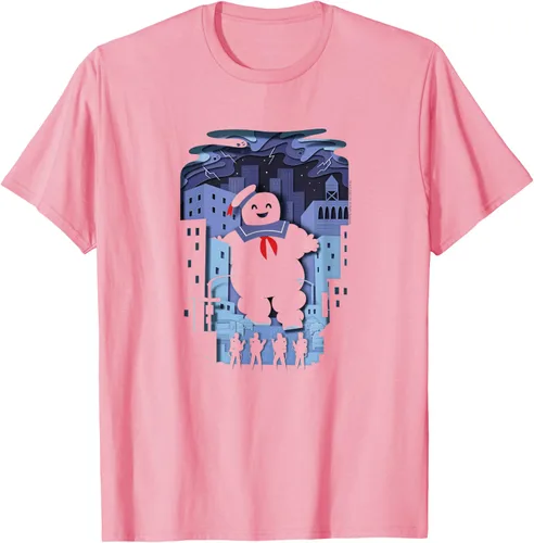 Vista 14 de Ghostbusters Experimental Depth Stay Puft - Camiseta, gris, S