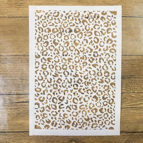 Vista 23 de TIAMECH Plantilla ondulada de estrellas reutilizables A4 para pintar, plantilla de capas de cielo estrellado de varios tamaños, arte de pared