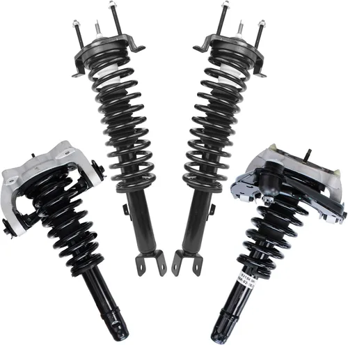 Vista 36 de Detroit Axle - 4 piezas de soportes para Toyota 2004 2005 2006 2007 2008 2009 Prius, soportes delanteros y traseros con resortes helicoidales