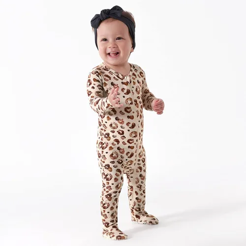 Vista 2 de Gerber Unisex Baby Toddler Buttery-Soft Snug Fit Footed Pajamas with Viscose Made with Eucalyptus