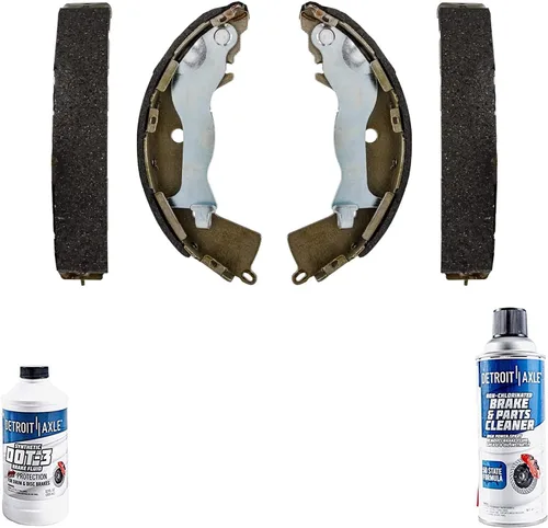 Vista 32 de Detroit Axle – Pinza de freno del lado del pasajero trasero + pastillas de freno de reemplazo para Silverado Sierra 1500 Tahoe Yukon Astro Deville